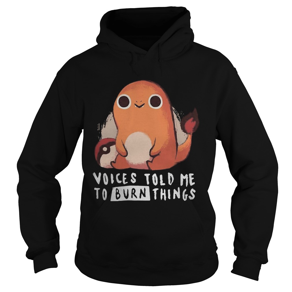 Charmander pokemon voices told me to burn things Hoodie