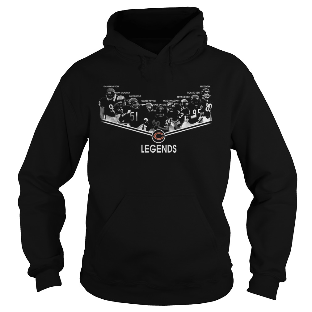 Chicago Bear legends signature Hoodie