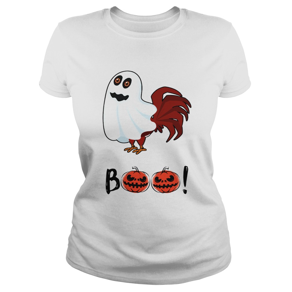 Chicken Boo Halloween Classic Ladies
