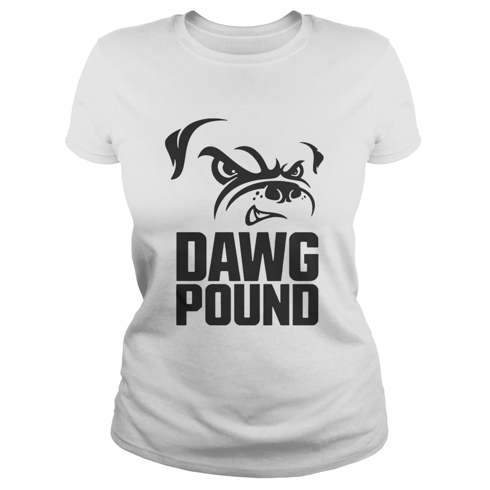 Cleveland Browns Dawg Pound Shirt Classic Ladies