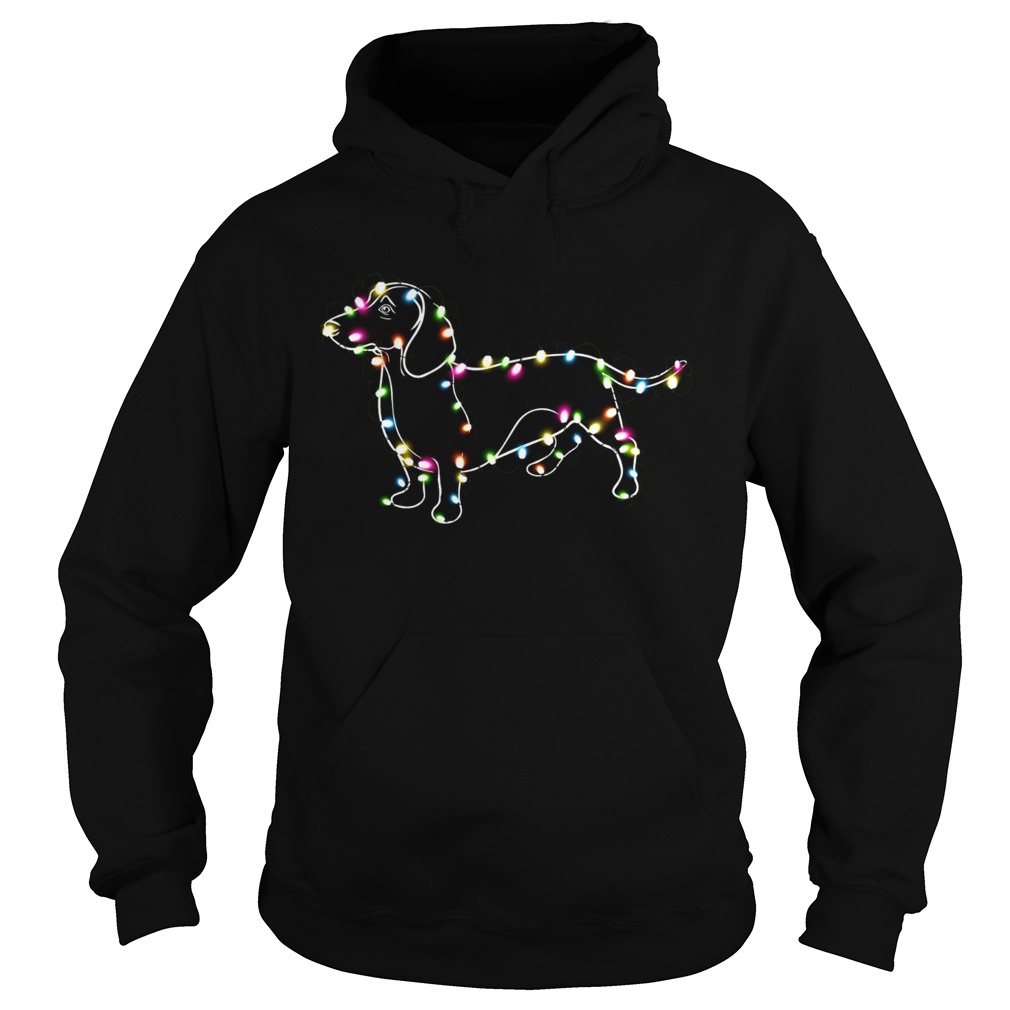 Dachshund Light Christmas Hoodie