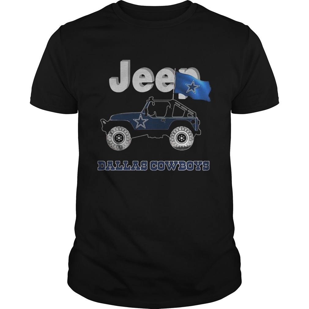 Dallas Cowboys flag Jeep shirt