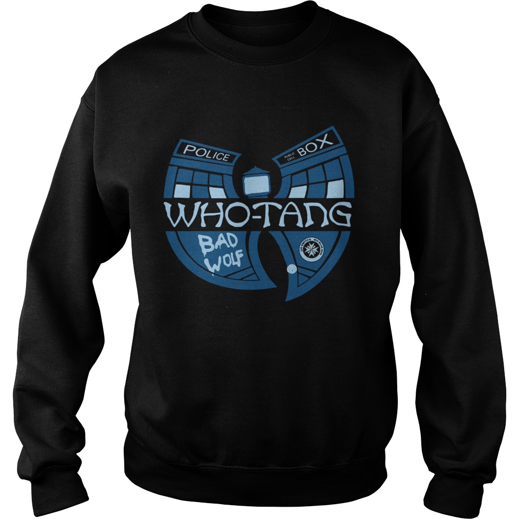 Doctor Who and Wu Tang bad wolf Sweatshirt