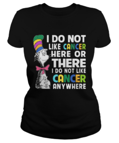 Dr Seuss I do not like cancer here or there  Classic Ladies