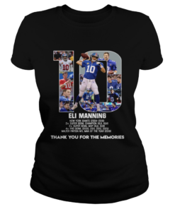 Eli Manning 10 New York Giants thank for the memories  Classic Ladies