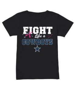 Fight like a Cowboys breast cancer  Classic Women's T-shirt