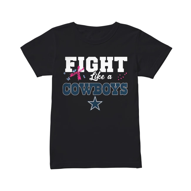 Fight like a Cowboys breast cancer Classic Women's T-shirt