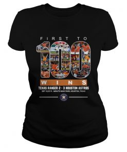 First to 100 wins Houston Astros T Classic Ladies