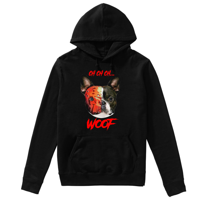 French Bulldog Jason Voorhees ch ch ch woof Unisex Hoodie