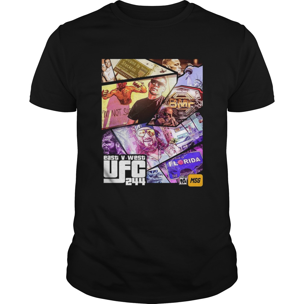 Grand Theft East V West UFC 244 shirt