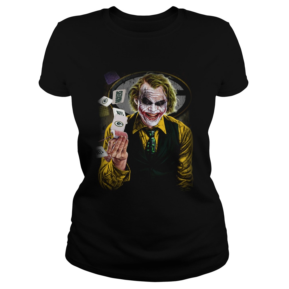 Green Bay Packers Joker Poker Shirt Classic Ladies