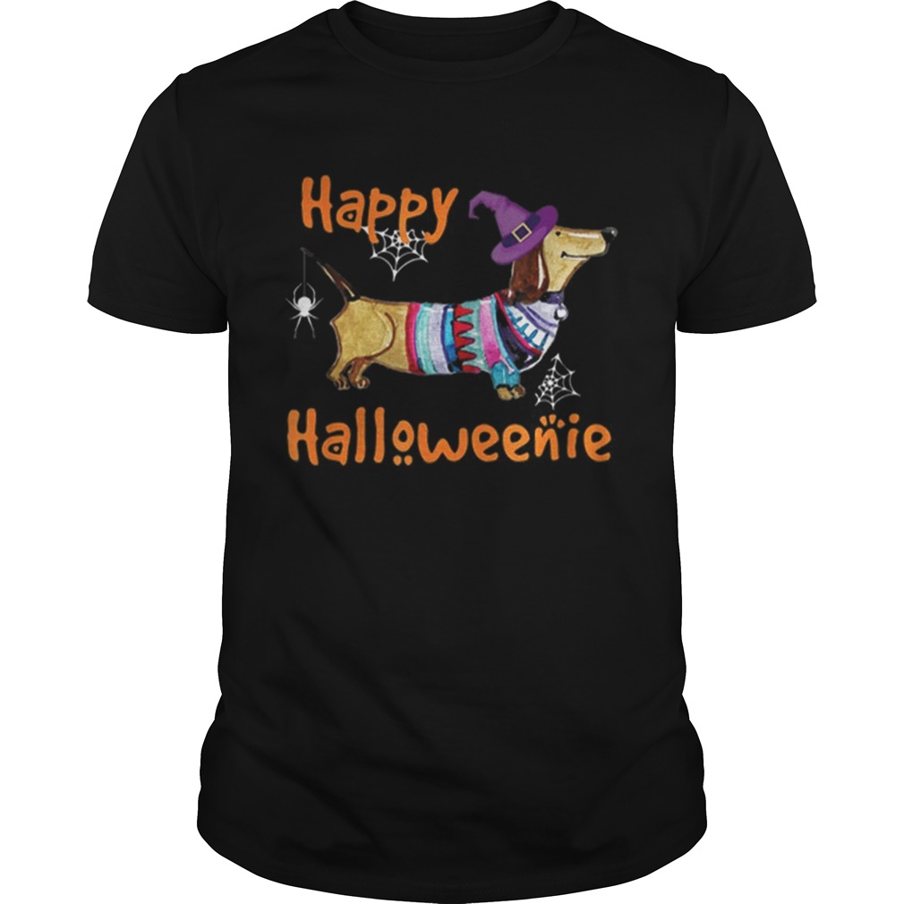 Happy Halloweenie Dachshund Halloween shirt