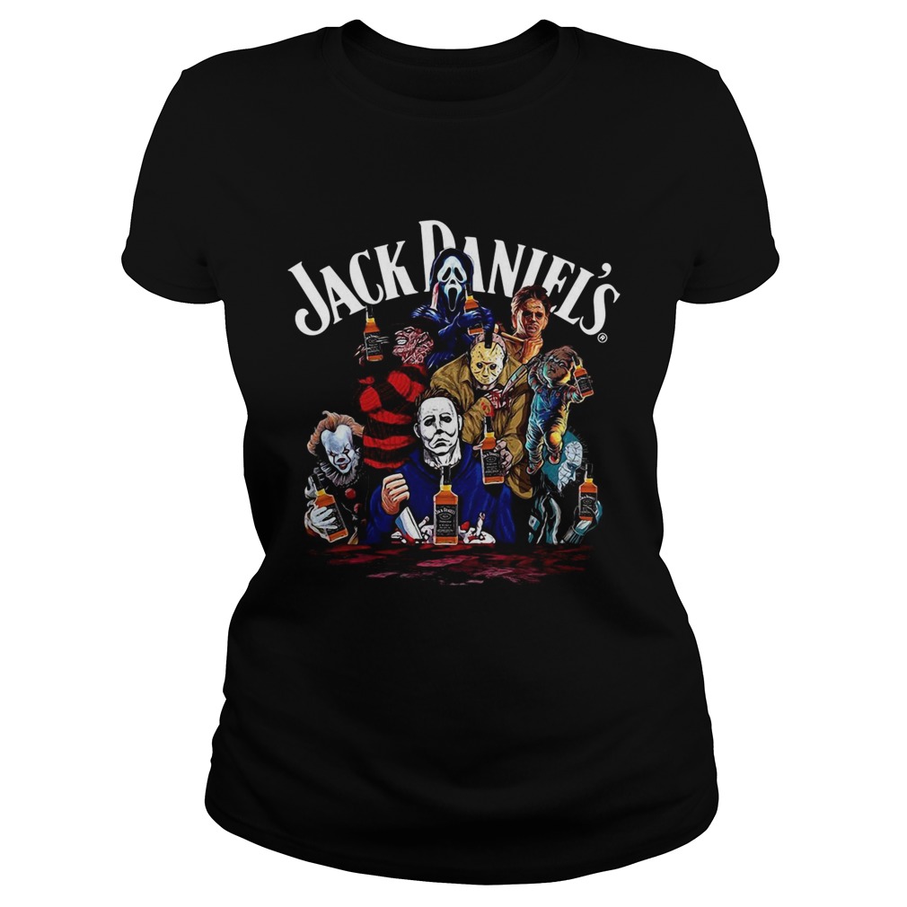 Horror character Jack Daniels whiskey Classic Ladies