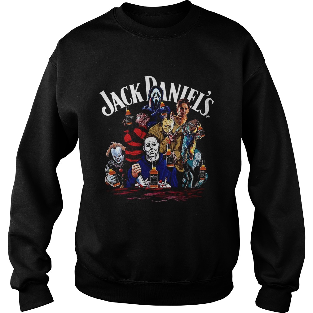 Horror character Jack Daniels whiskey Sweatshirt