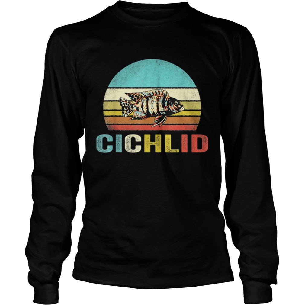 Hot Vintage Cichlid Sunset LongSleeve