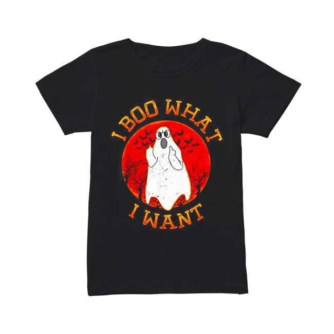 I boo what I want Ghost Halloween Classic Women's T-shirt