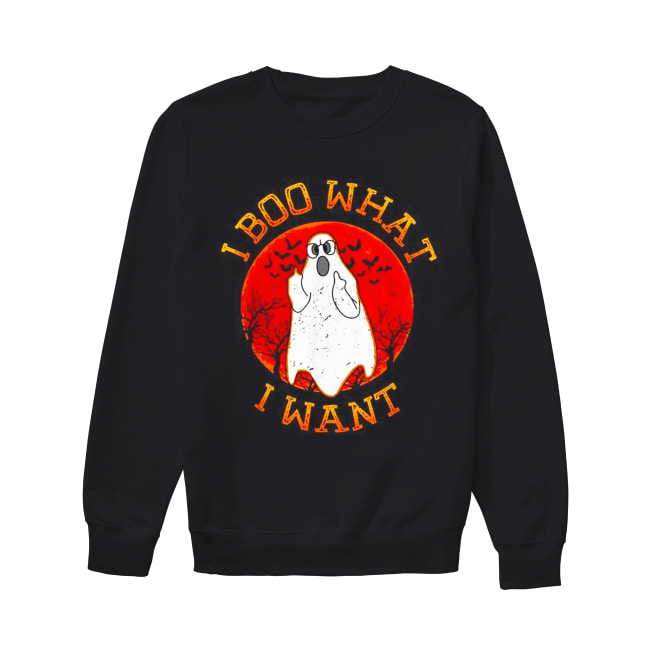 I boo what I want Ghost Halloween Unisex Sweatshirt