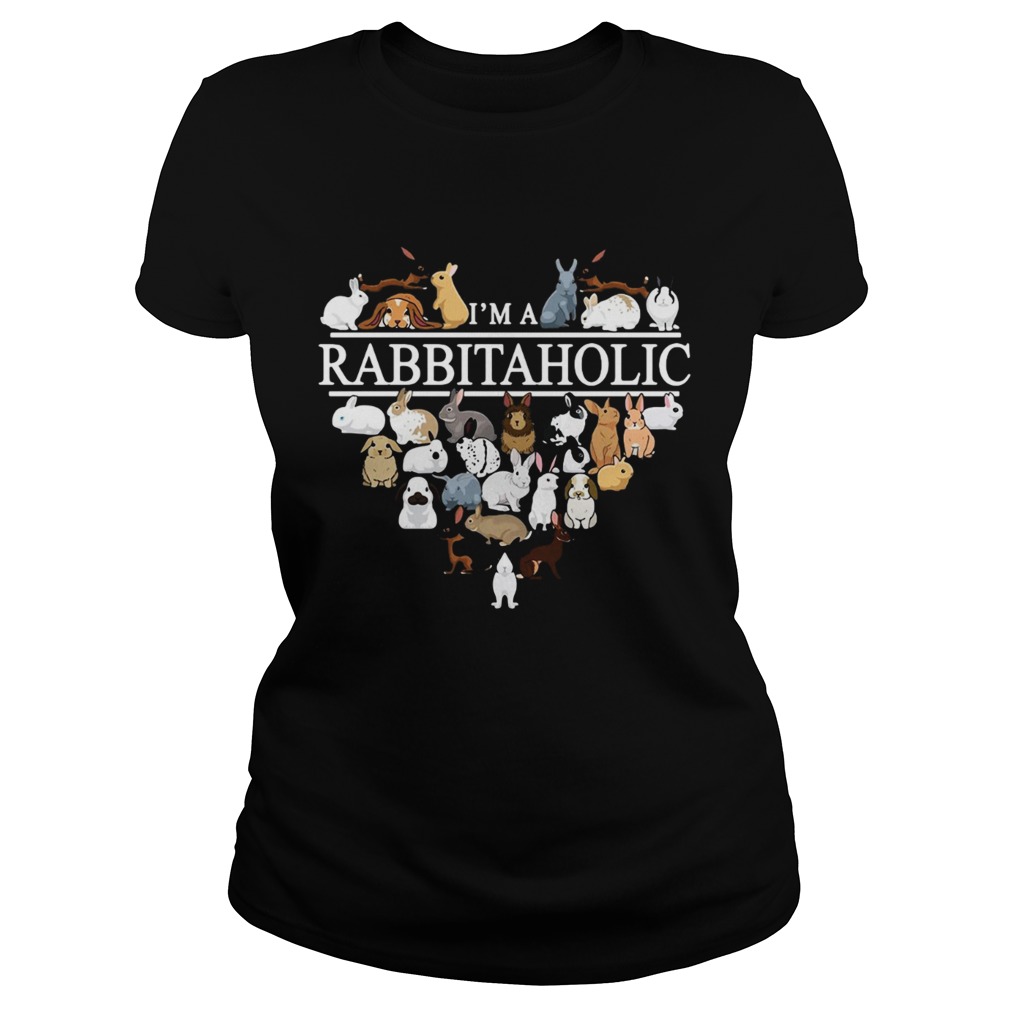 Im a Rabbit Aholic heart Classic Ladies