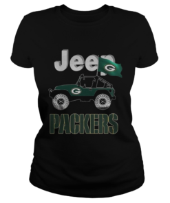Jeep Green Bay Packers flag  Classic Ladies