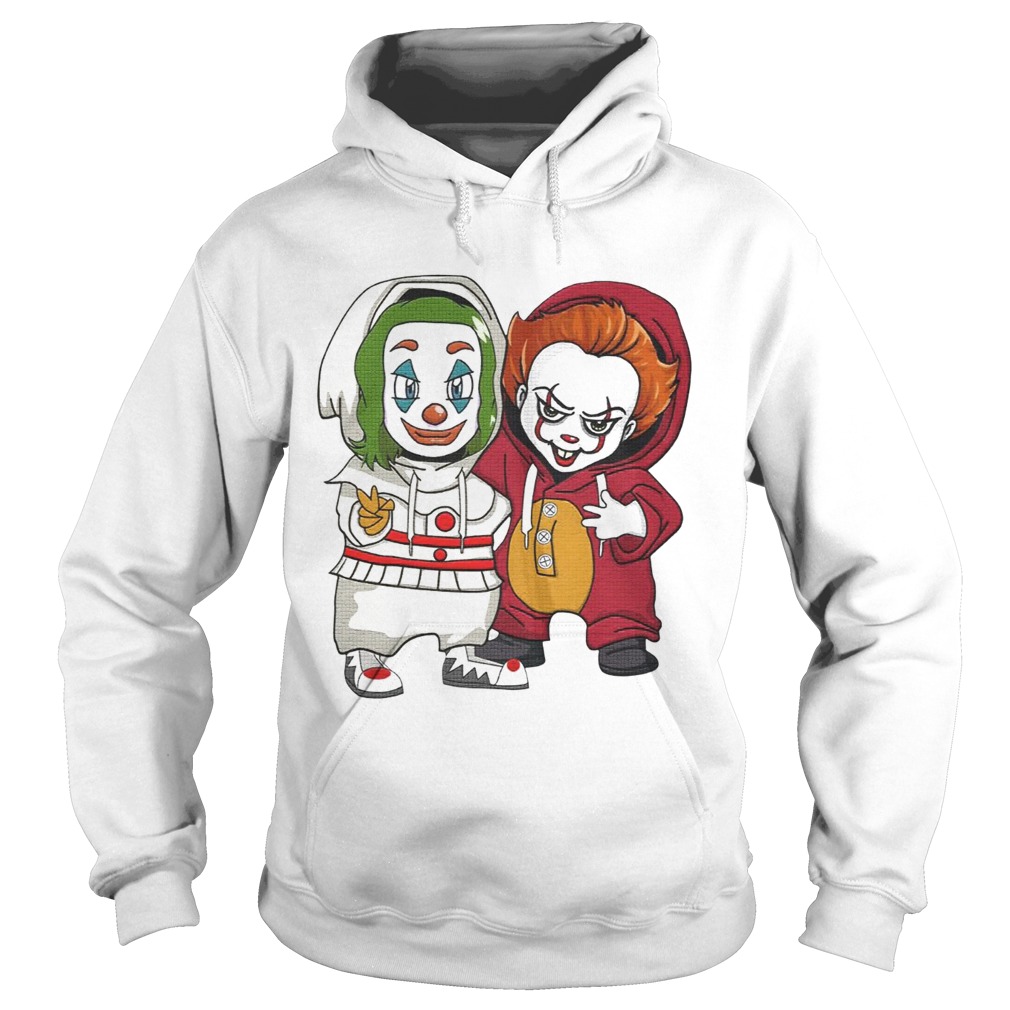 Joker and Pennywise friends Hoodie