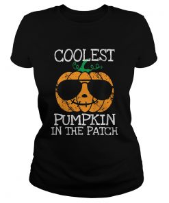 Kids Coolest Pumpkin In The Patch Halloween Costume Boys Gift TShirt Classic Ladies