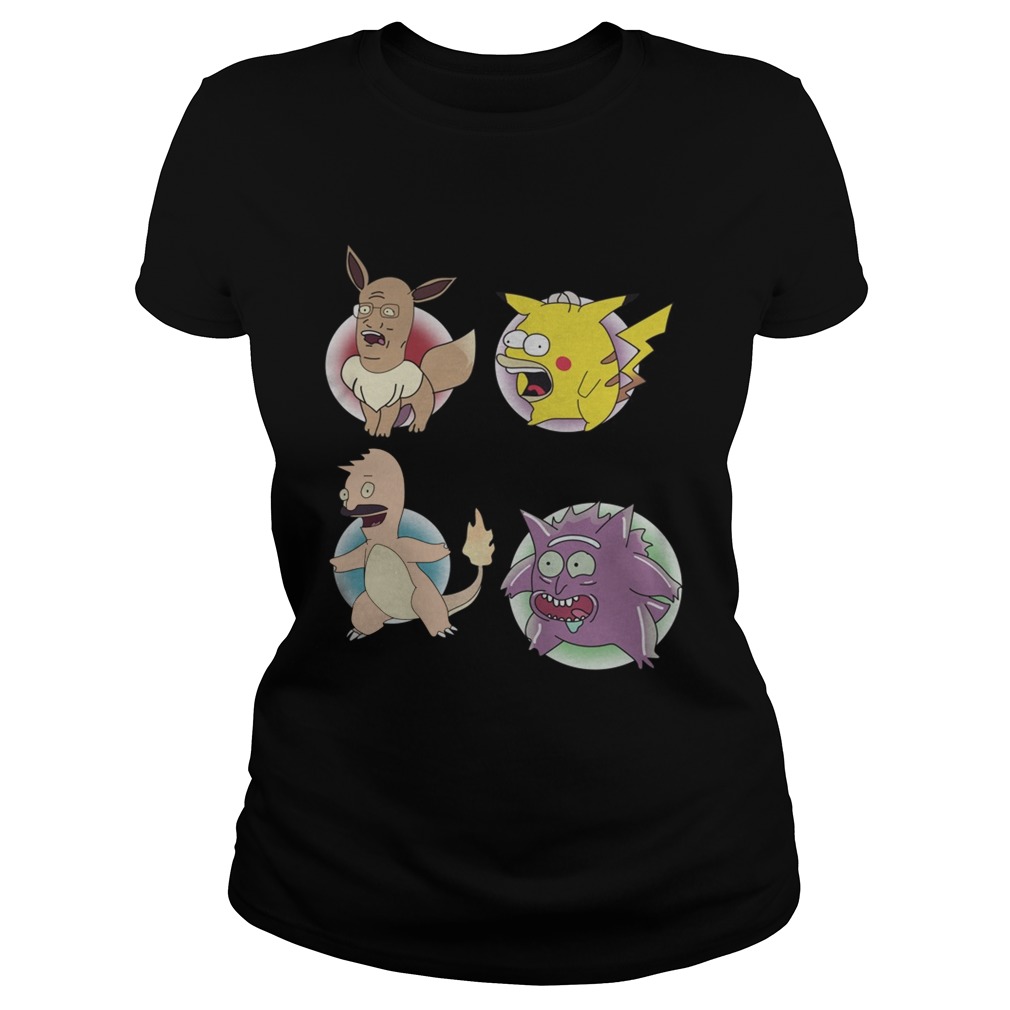 King Of The Hill Pokemon Shirt Classic Ladies