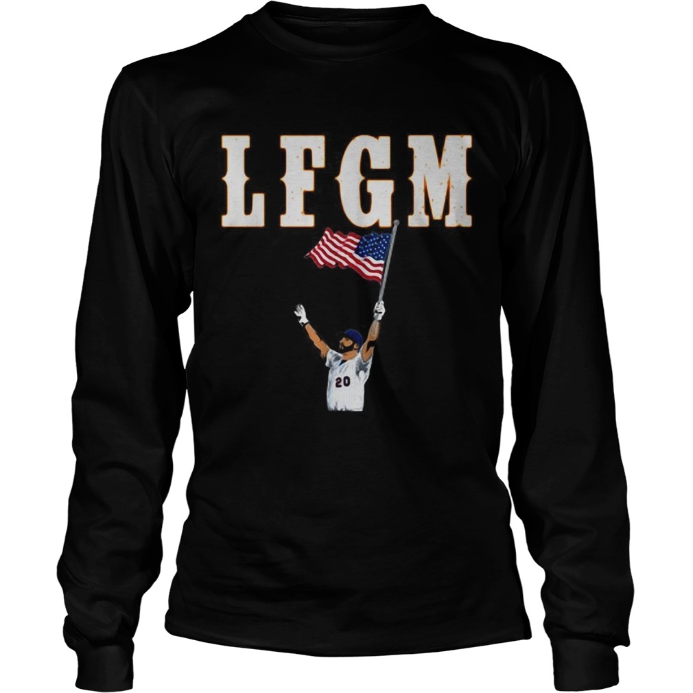 LFGM 20 Pete Alonso America Flag LongSleeve