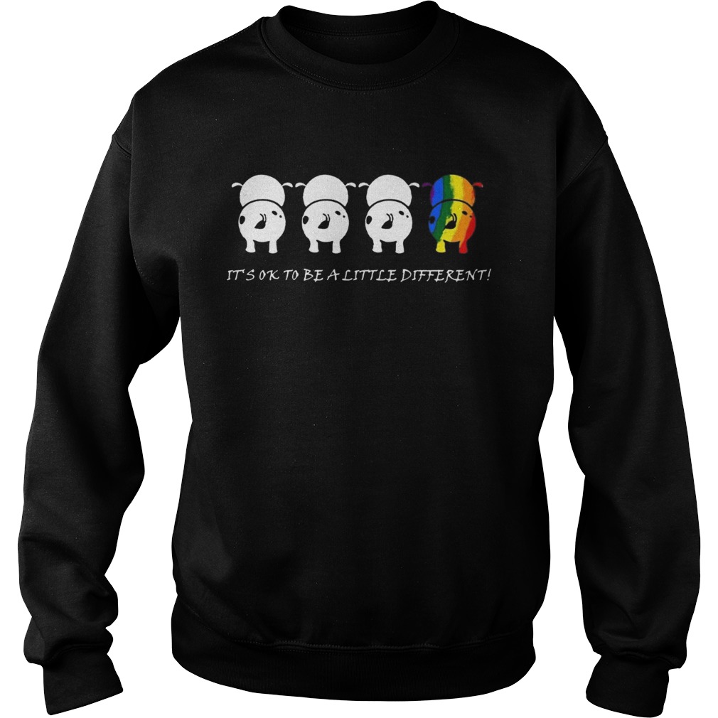 LGBTcow Its ok to be a little different t Sweatshirt