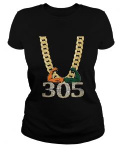 Miami Football 305 Shirt Classic Ladies