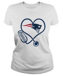 New England Patriots nurse heart  Classic Ladies
