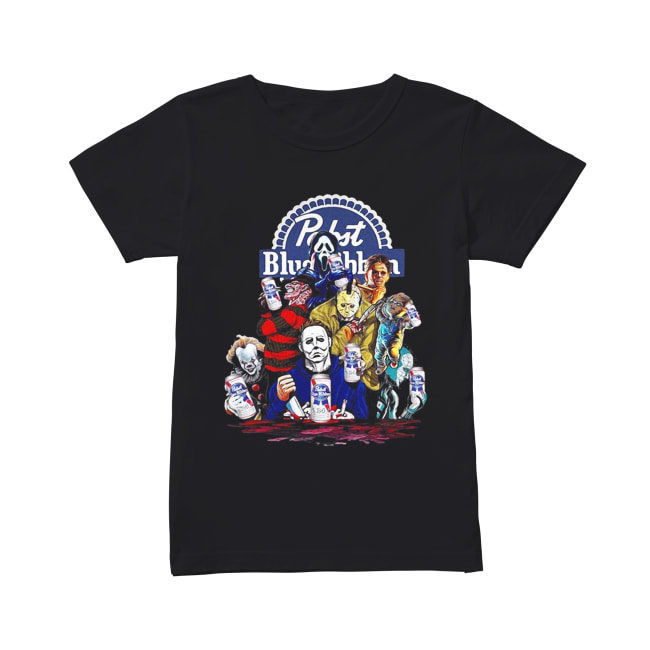 Pabst Blue Ribbon Horror characters Halloween Classic Women's T-shirt