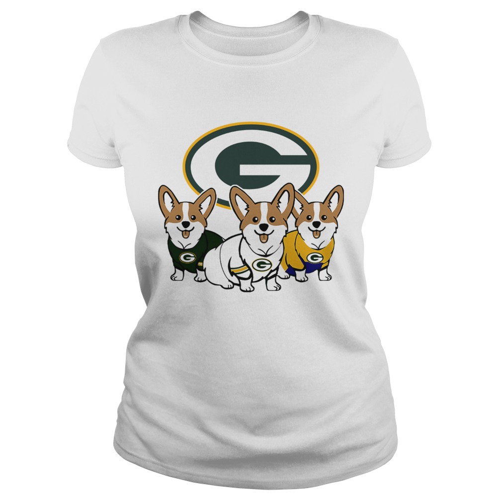 Pembroke Welsh Corgi Green Bay Packers Classic Ladies