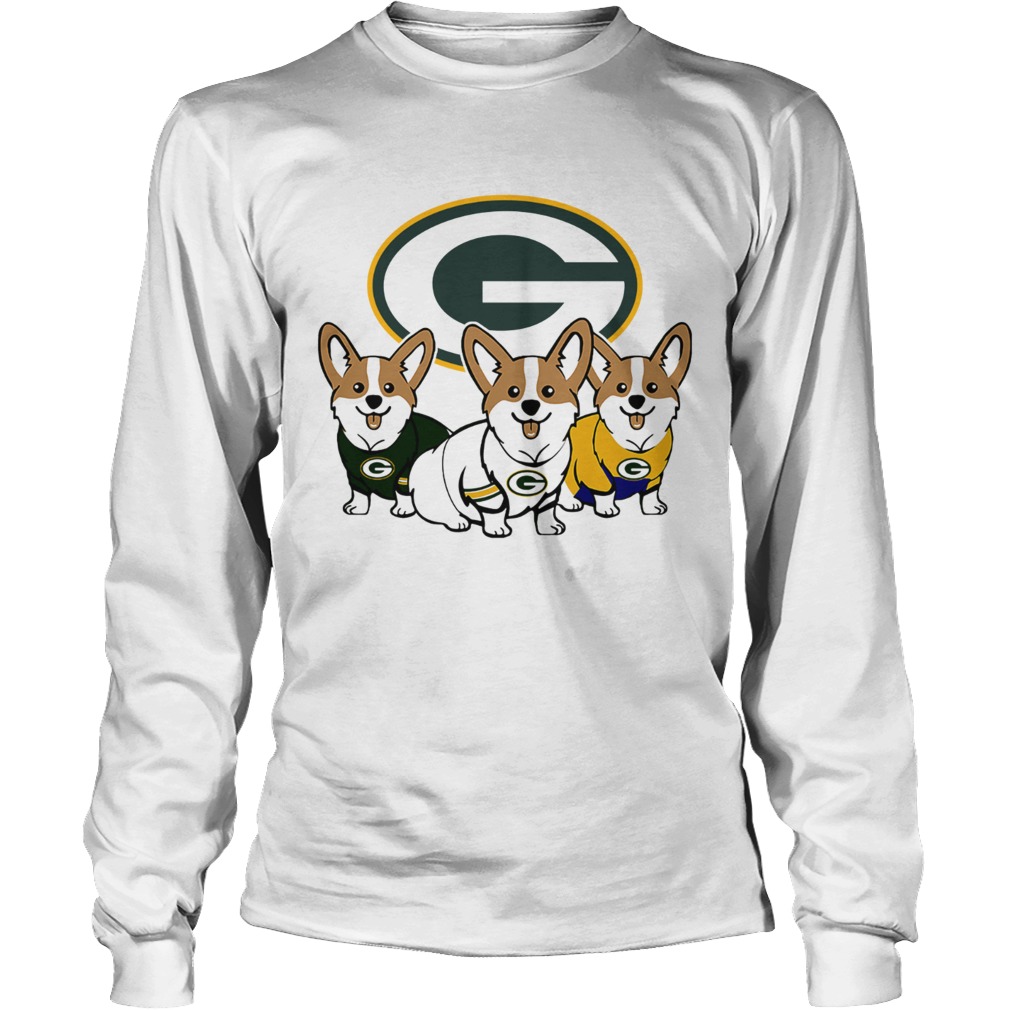 Pembroke Welsh Corgi Green Bay Packers LongSleeve