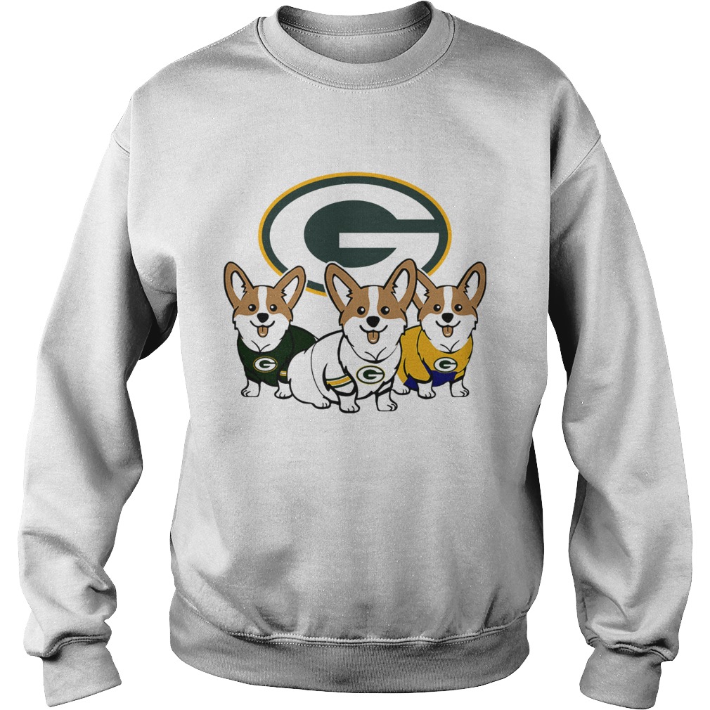 Pembroke Welsh Corgi Green Bay Packers Sweatshirt