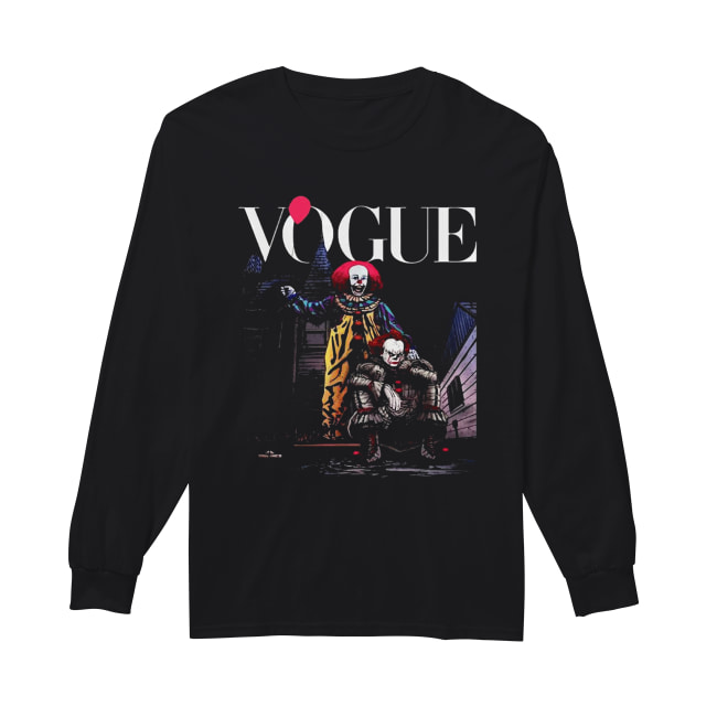 Pennywise IT Vogue Halloween Long Sleeved T-shirt