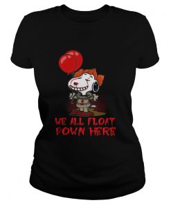 Pennywise and Snoopy we all float down here  Classic Ladies