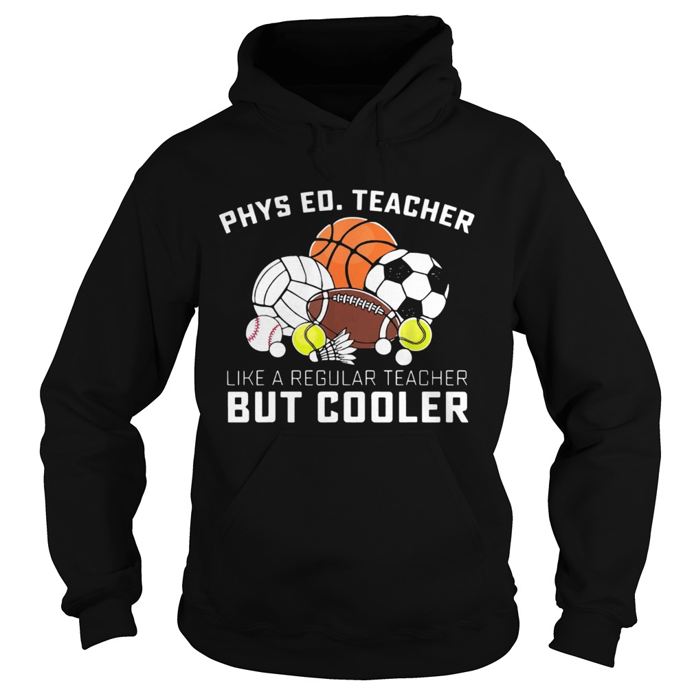 Phys Ed Teacher Like A Regular Teacher But CoolerTs Hoodie