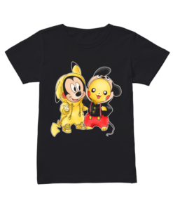 Pikachu Pokemon Mickey mouse crossover  Classic Women's T-shirt