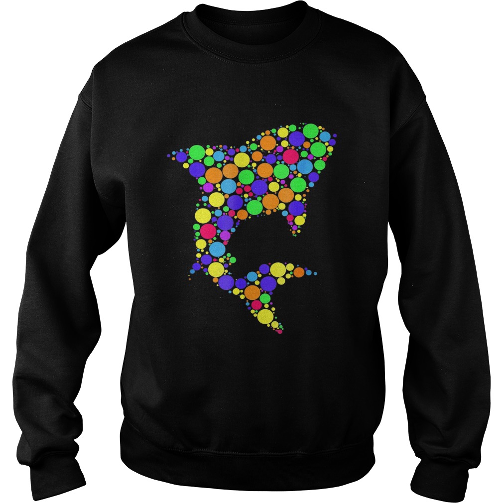 Polka Dot Shark International Dot Day Ts Sweatshirt