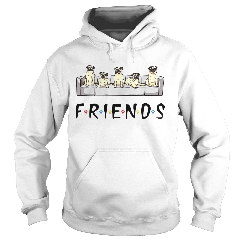 Pugs friends tv show Hoodie