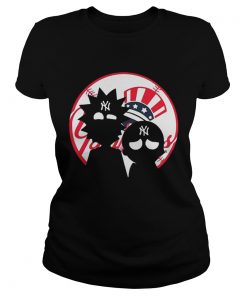 Rick and Morty New York Yankees baseball  Classic Ladies