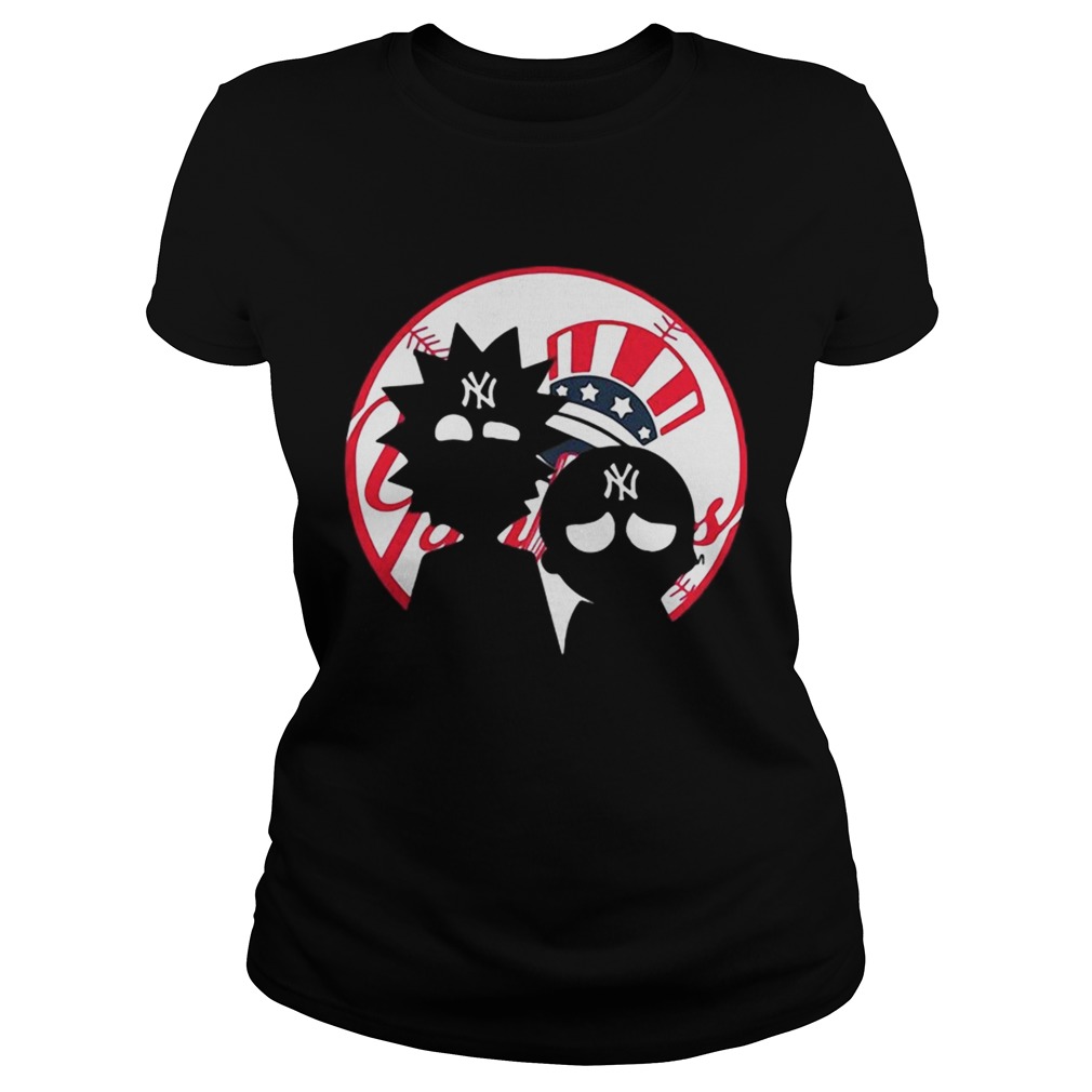 Rick and Morty New York Yankees baseball Classic Ladies