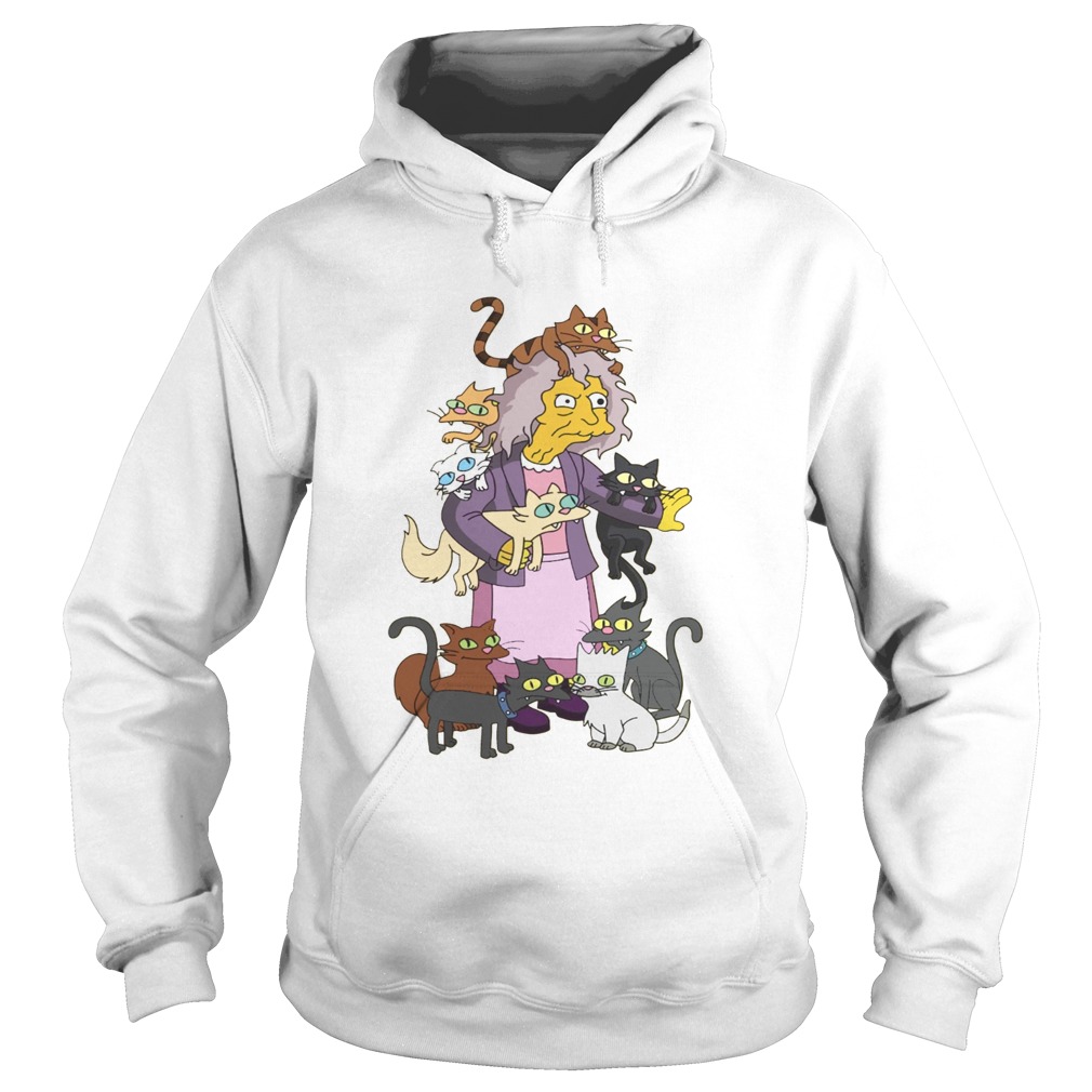 Simpsons Crazy Cat Lady Hoodie