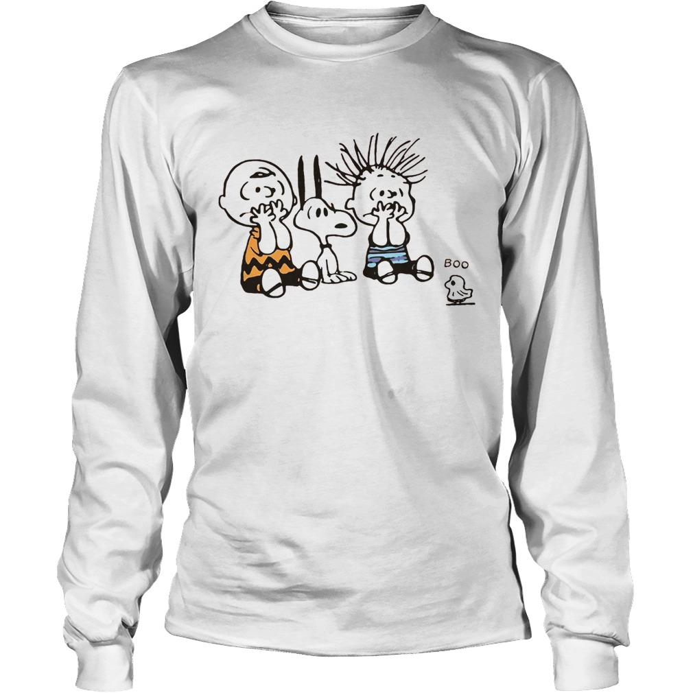 Snoopy and Charlie Brown boo ghost LongSleeve