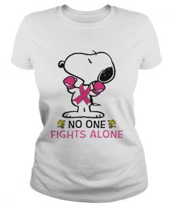 Snoopy no one fights alone  Classic Ladies