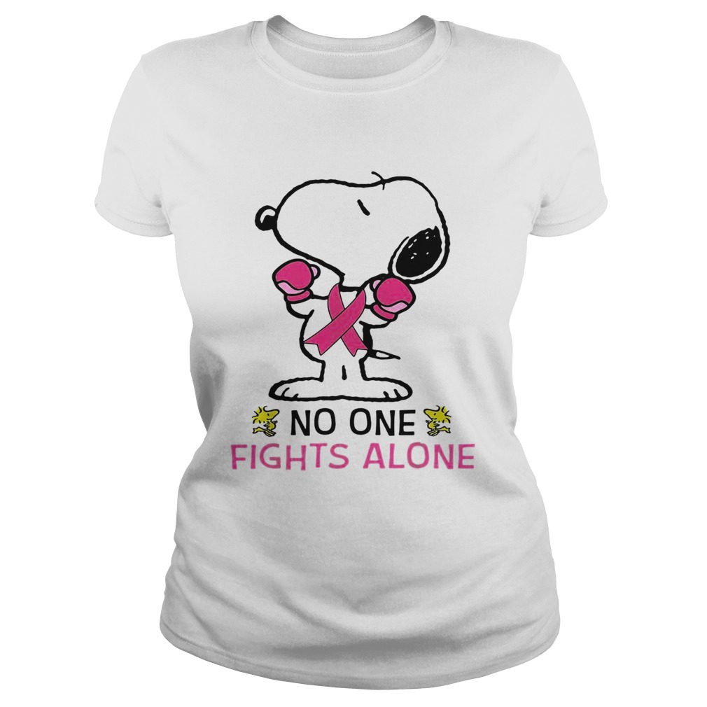 Snoopy no one fights alone Classic Ladies