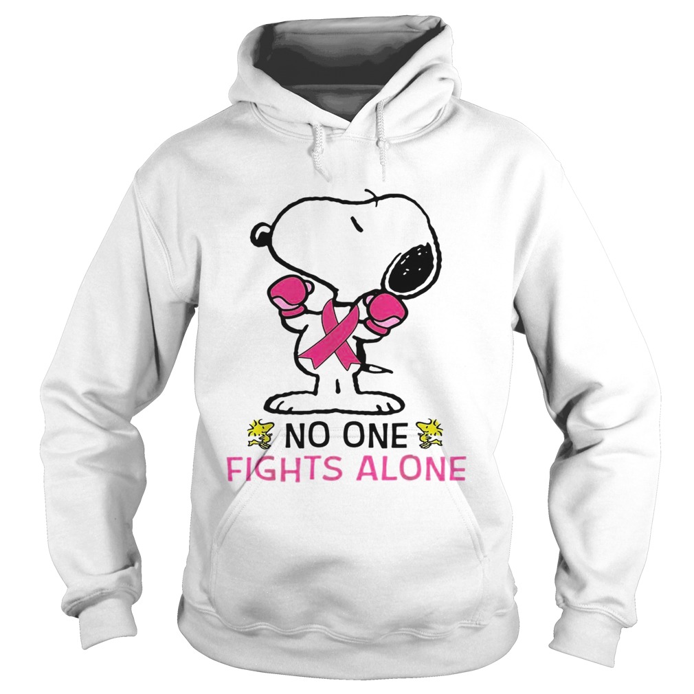 Snoopy no one fights alone Hoodie