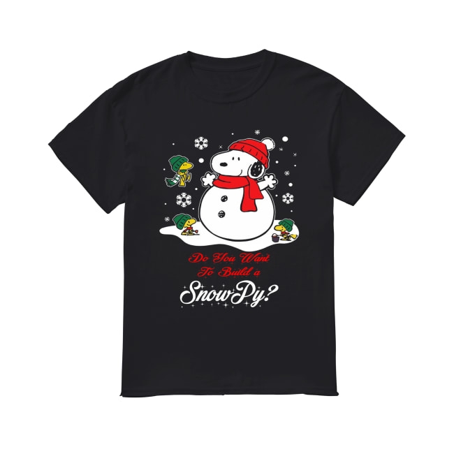 Snowman Snoopy Snowpy Christmas shirt