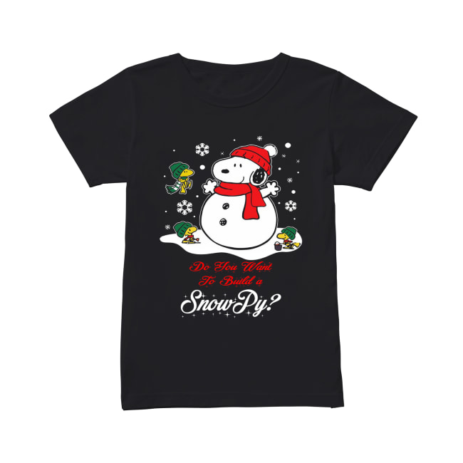 Snowman Snoopy Snowpy Christmas Classic Women's T-shirt