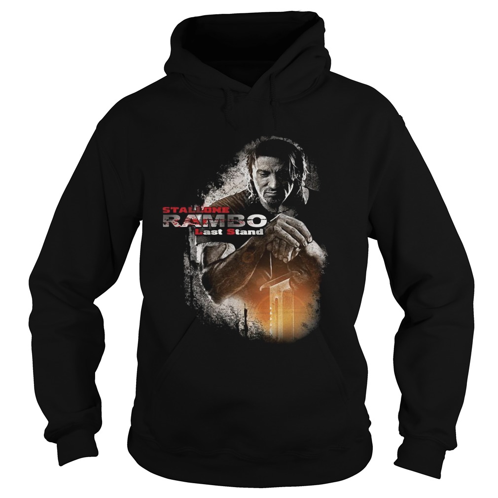 Stallone Rambo last stand Hoodie